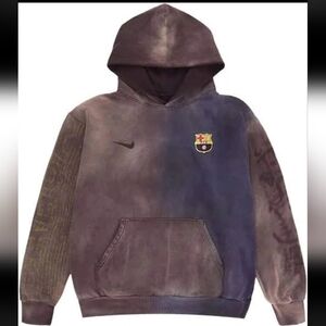 Travis Scott x Nike x FC Barcelona Split-Dye Crest Hoodie - XL